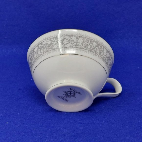 Footed Cup Saucer Noritake Naples Pattern Discontinued 6975 Fine China Vintage - Picture 5 of 9